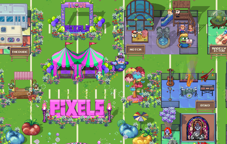 filhonah's tweet image. 🚜 @pixels_online 

🥹 Week, slow down!

🪙 The UGC fair’s ending and I’m almost out of Coins lol
🎪 Every piece is so beautiful! Let’s visit one last time 💕

#PixelsUGCFair #UGClover #ILoveUGC #Pixels #farmerOn