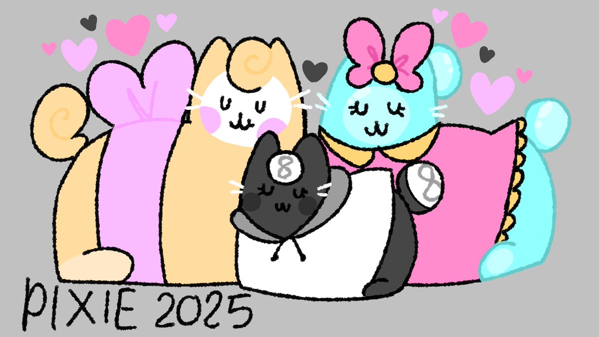 Pixiethefr18233's tweet photo. I drew my favorite Lil family with the Pusheen art style (β β§β β½β β¦β )ππ
Tell me what you guys think :)π
#dandysworld #poppyxglisten #glistenxpoppy #pinkbows #mirrorbow #shinybubbles #ship #toodles #pusheen https://t.co/qctuKcQLVF