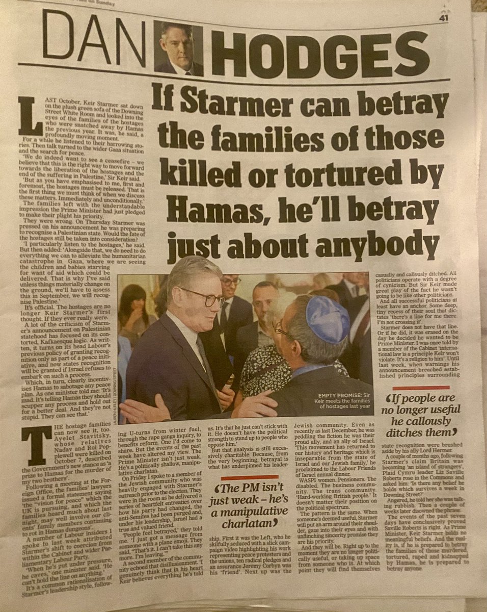 Simon Danczuk (@simondanczuk) on Twitter photo Starmer “isn’t just weak. He’s a politically shallow, manipulative charlatan” - rightly, concludes <a href="/DPJHodges/">(((Dan Hodges)))</a>. This is Britain’s worst PM in my lifetime. If you’ve got a Labour MP I urge you to ask them whether they support this traitor - if they do, you know how to vote… Starmer “isn’t just weak. He’s a politically shallow, manipulative charlatan” - rightly, concludes <a href="/DPJHodges/">(((Dan Hodges)))</a>. This is Britain’s worst PM in my lifetime. If you’ve got a Labour MP I urge you to ask them whether they support this traitor - if they do, you know how to vote…