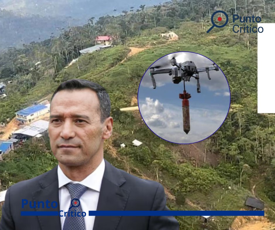 🔴 Sur de Bolívar | ELN estaría usando drones para atacar a civiles y aislar comunidades

El ministro de Defensa denunció que carteles criminales como el ELN, disidencias de las FARC y el Clan del Golfo buscan controlar rutas mineras en el sur de Bolívar mediante drones con
