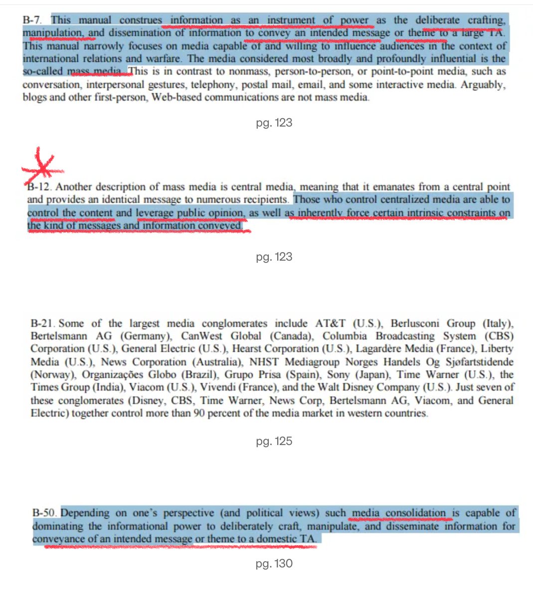 ItsAllATheatre's tweet image. INFORMATION=Instrument of POWER. CENTRAL MEDIA controls CONTENT to DELIBERATELY CRAFT &amp;amp; MANIPULATE PUBLIC OPINION, BELIEF &amp;amp; VALUES. #Psyops begin as FAR in ADVANCE as possible to WIN SUPPORT for a MOVEMENT. #ProjectMockingbird #MockingbirdMedia #MassMedia #FakeNews #Propaganda