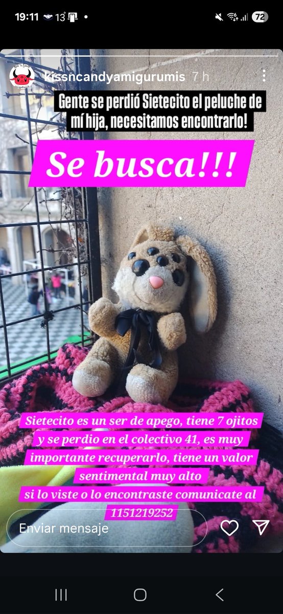 Sofía Mele (@sofiameleint15) on Twitter photo Una seguidora me pidió ayuda, se le perdió hoy a la mañana en el interno 4567 de la línea 41 alrededor de las 09:30 hs. Favor de compartir, muchas gracias.
<a href="/BondisATR/">Bondis A Todo Ritmo</a> <a href="/CiudadDeBondis/">Ciudad de Bondis</a> <a href="/Los_cocabondis/">Los CocaBondis (linea 95 edition)</a> Una seguidora me pidió ayuda, se le perdió hoy a la mañana en el interno 4567 de la línea 41 alrededor de las 09:30 hs. Favor de compartir, muchas gracias.
<a href="/BondisATR/">Bondis A Todo Ritmo</a> <a href="/CiudadDeBondis/">Ciudad de Bondis</a> <a href="/Los_cocabondis/">Los CocaBondis (linea 95 edition)</a>