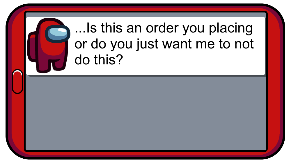 Red Among Us Crewmate tweet media