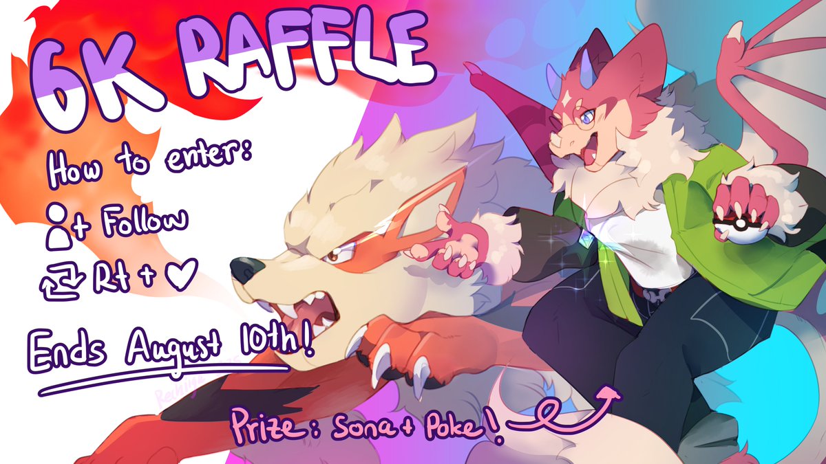 ✨6K RAFFLE! WIN A POKEMON + SONA DRAWING ✨
HOW 2 ENTER:
FOLLOW + ❤  + RT🔁
RAFFLE ENDS AUG 10TH