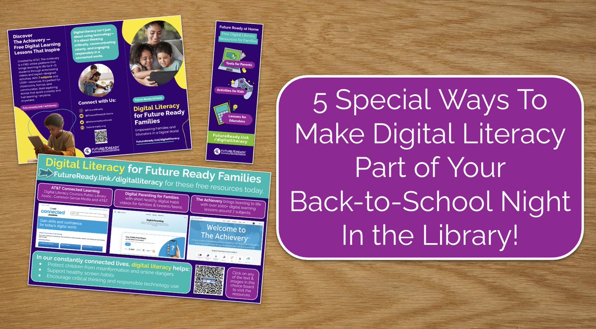5 Special Ways To Make Digital Literacy Part of Your Back-to-School Night in the Library! 🥳🥳🥳

In this post, you will find everything you need for these 5 interactive and fun stations around digital literacy for all families.❤️

buff.ly/cwy0pHl

#tlchat #futureready