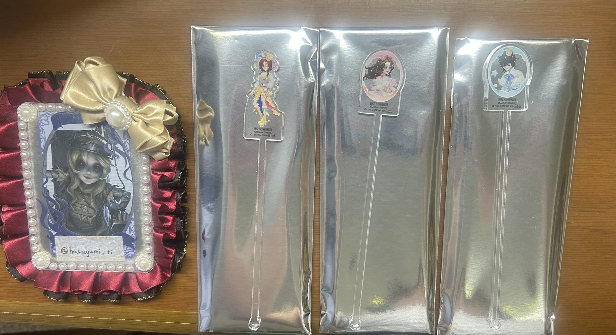IdentityV 第五人格 サンリオカフェ マドラー　気象学者　患者　弓使い 第五人格 気象学者 サンリオカフェ マドラー - メルカリ