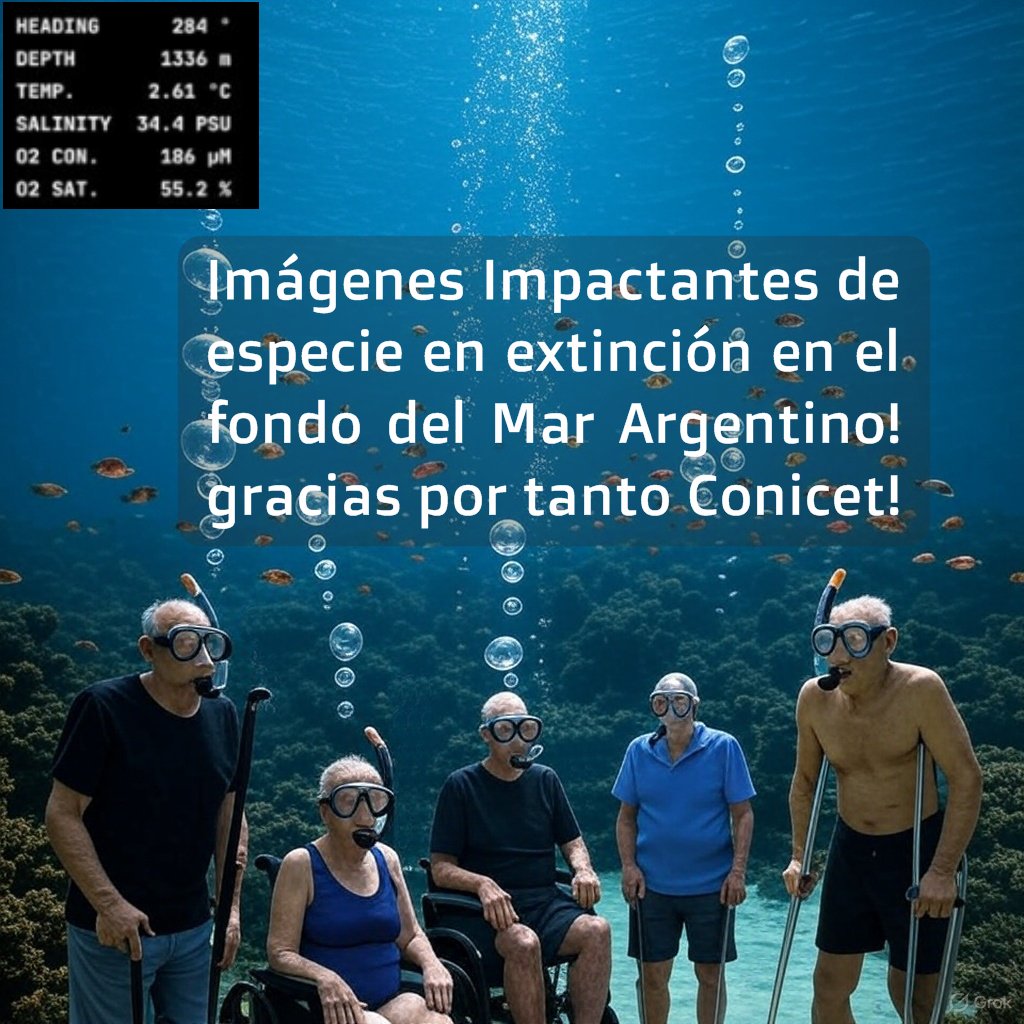 ¡¡¡ÚLTIMO MOMENTO!!! CIENTÍFICOS ARGENTINOS!!
¡¡¡ ENCONTRARON A UNA ESPECIE EN EXTINCIÓN!!!