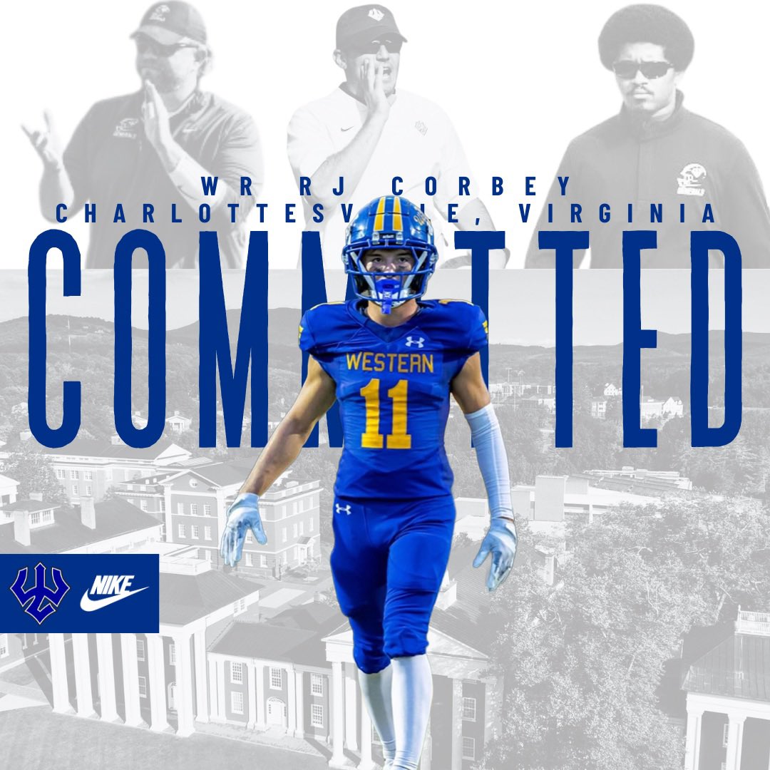 RJ Corbey (@rjcorbey) on Twitter photo Grateful to announce my commitment to play football at Washington and Lee University. Huge thanks to my family, friends, and coaches who have helped me along the way. <a href="/coach_rapoza/">Coach Rapoza</a> <a href="/NickKazandjian/">Coach K</a> <a href="/coachlerose/">Coach Lerose</a> <a href="/WA_FBALL/">Western Football</a> <a href="/mfarrellsports/">Mike Farrell</a> <a href="/Coach_Brady/">Aaron Brady</a> <a href="/Coach_Redmond/">Coach Redmond</a> Grateful to announce my commitment to play football at Washington and Lee University. Huge thanks to my family, friends, and coaches who have helped me along the way. <a href="/coach_rapoza/">Coach Rapoza</a> <a href="/NickKazandjian/">Coach K</a> <a href="/coachlerose/">Coach Lerose</a> <a href="/WA_FBALL/">Western Football</a> <a href="/mfarrellsports/">Mike Farrell</a> <a href="/Coach_Brady/">Aaron Brady</a> <a href="/Coach_Redmond/">Coach Redmond</a>
