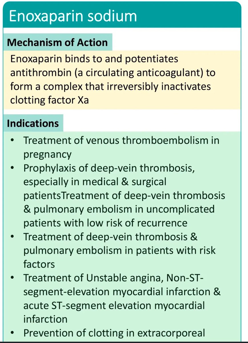 Af300r's tweet photo. Enoxaparin sodium https://t.co/lndO69wCh1