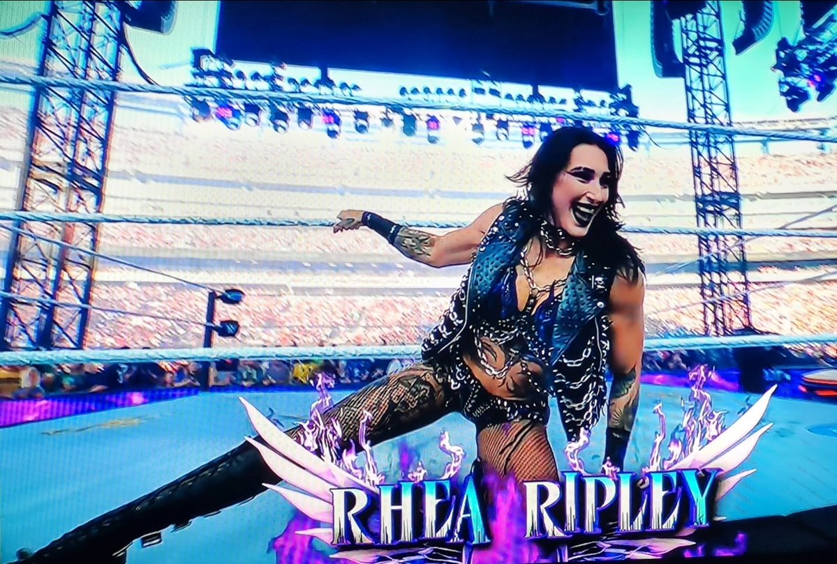 Heartbroken  Rhea Ripley didn't win the Women's World Championship in the #SummerSlam Night 2 opener. Naomi retains in a wild triple threat vs. Iyo Sky. Mami deserved better! #WWE #RheaRipley