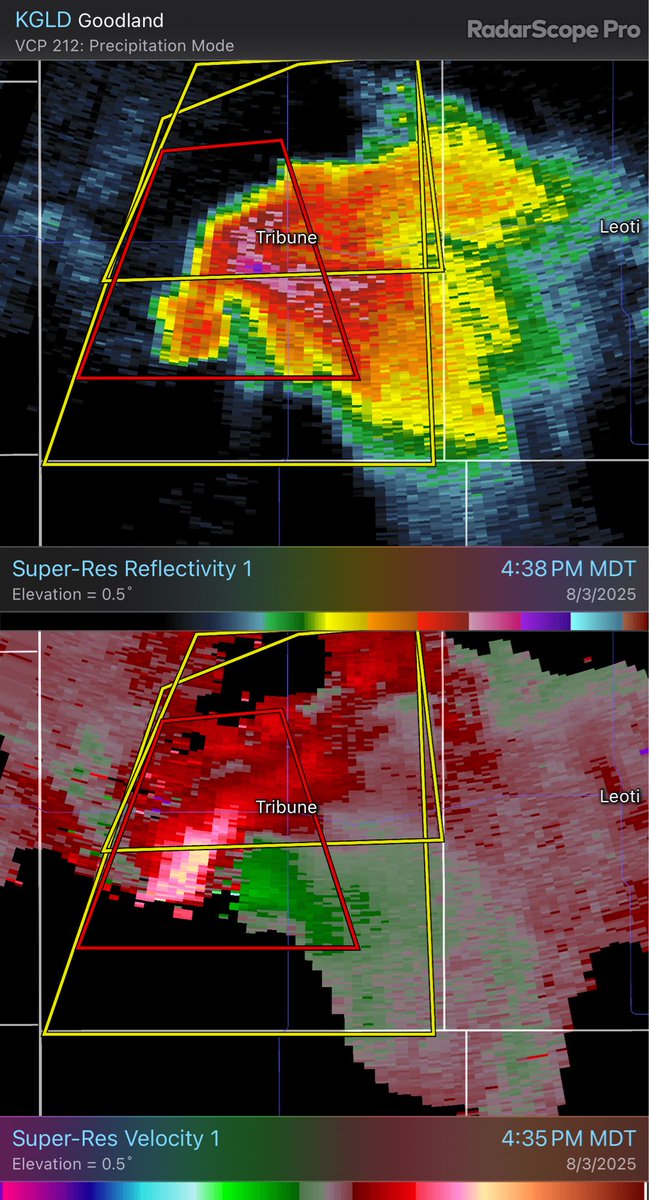 Chris McBee (@mcbeewx) on Twitter photo Possible #tornado near Tribune, KS. #kswx Possible #tornado near Tribune, KS. #kswx