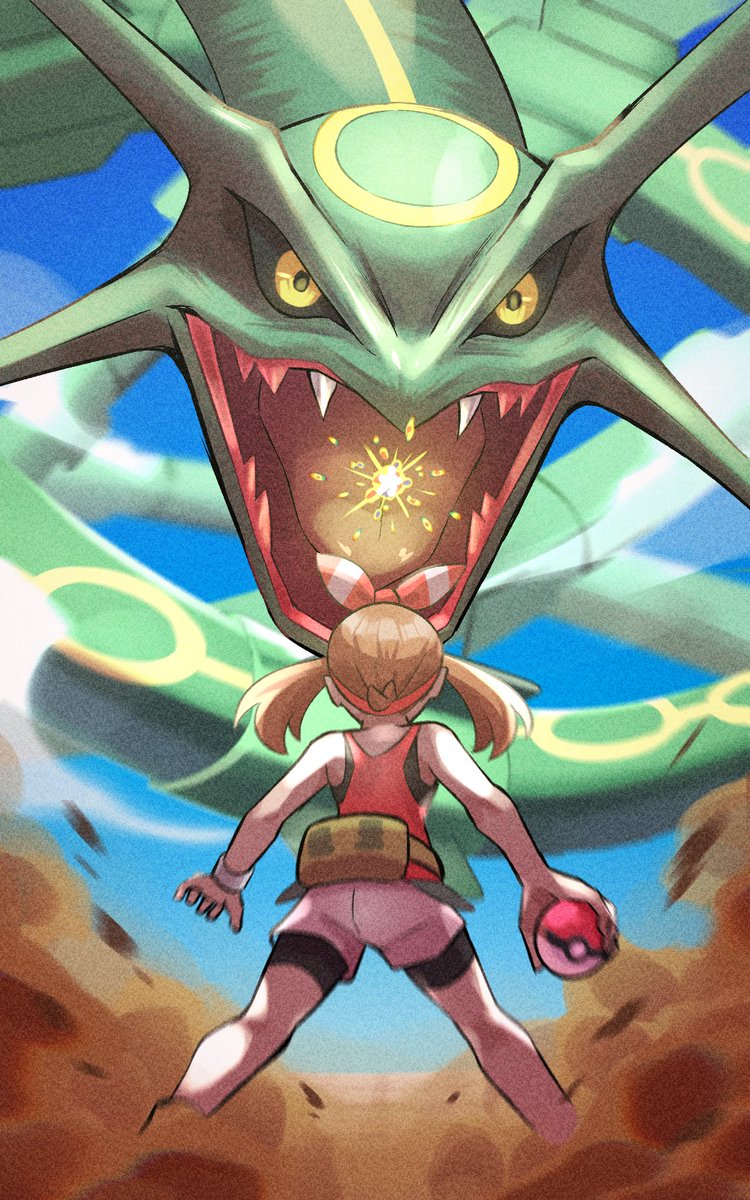 VSレックウザ！
#ポケモンイラスト #pokemon