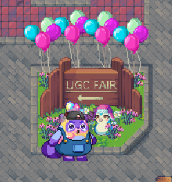 filhonah's tweet image. 🚜 @pixels_online 

🎪 UGC Fair Finale✨

🚶‍♀️ I decided to capture the booths so you,  who missed it, can still take a peek!

🖼️ There are some gorgeous and must-have UGCs for your land! 

👩‍🌾 Come with me! 💖

#PixelsUGCFair #UGClover #ILoveUGC #Pixels #farmerOn