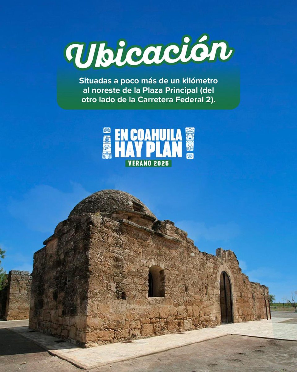 Camina por sus vestigios y deja que la historia te cuente sus secretos. (2/2)

#CoahuilaPaDelante #APasosDeGigante
<a href="/manolojim/">Manolo Jiménez Salinas</a> 
<a href="/GobDeCoahuila/">Gobierno de Coahuila</a> 
<a href="/SeTurCoah/">Secretaría de Turismo y Pueblos Mágicos Coahuila</a>