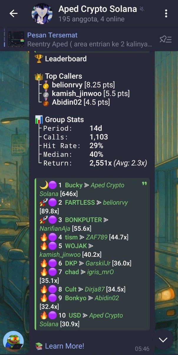 Ceshmere's tweet image. Join Channel Aped Crypto Solana 

t.me/ApedCryptoSola…

hanya khusus memecoin solana 
Mencari Patner,teman dalam permicinanan solana