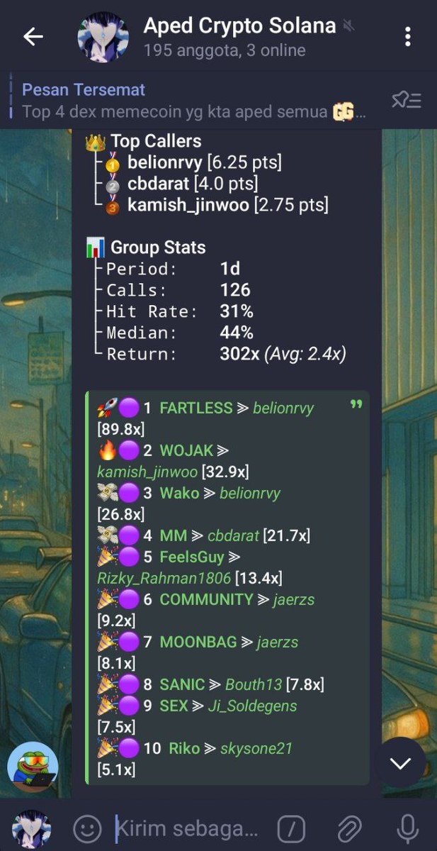 Ceshmere's tweet image. Join Channel Aped Crypto Solana 

t.me/ApedCryptoSola…

hanya khusus memecoin solana 
Mencari Patner,teman dalam permicinanan solana