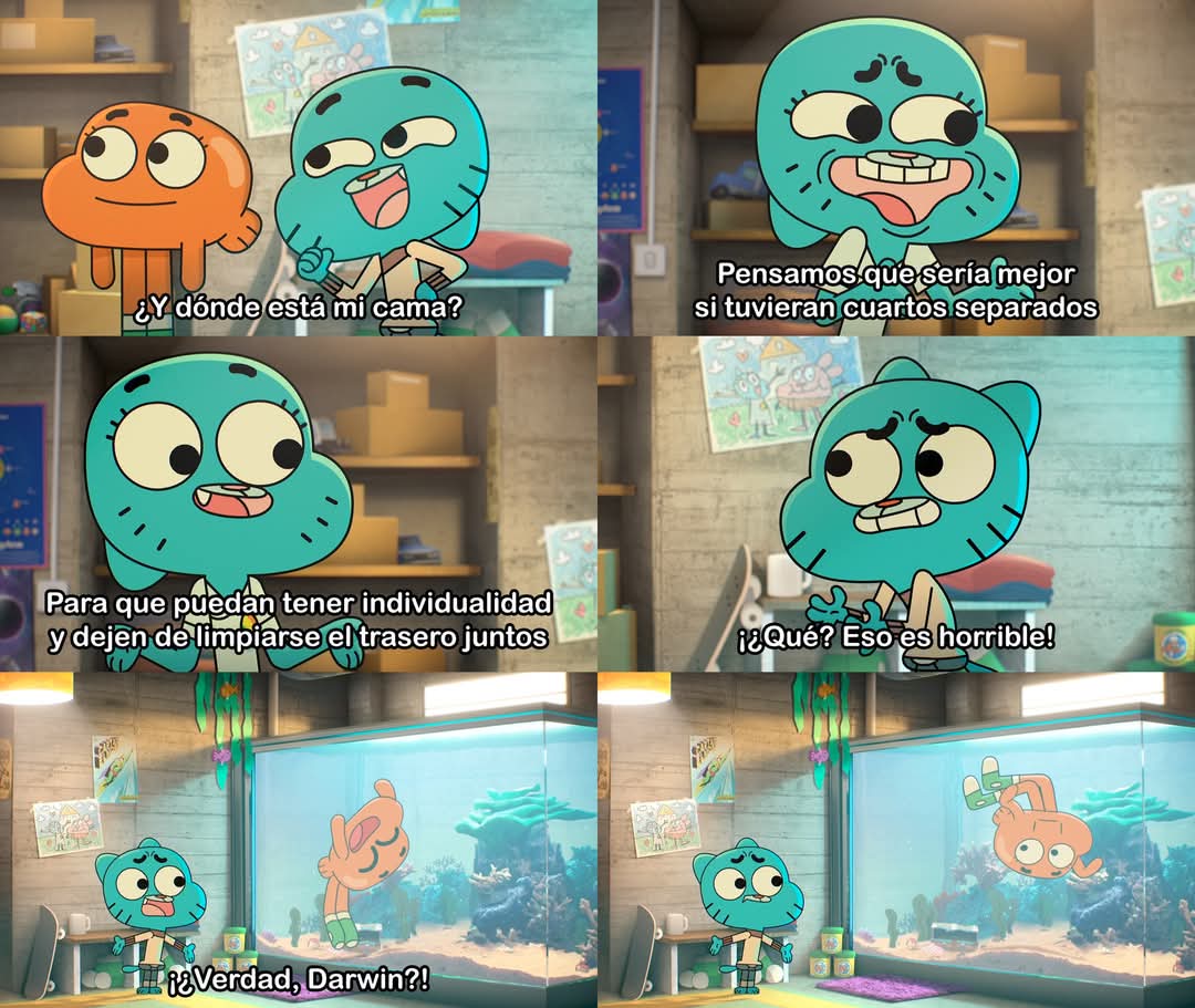 Que buen detalle, pero no importa porque al final del episodio vuelven al Status quo y no vuelve a usar el cuarto.