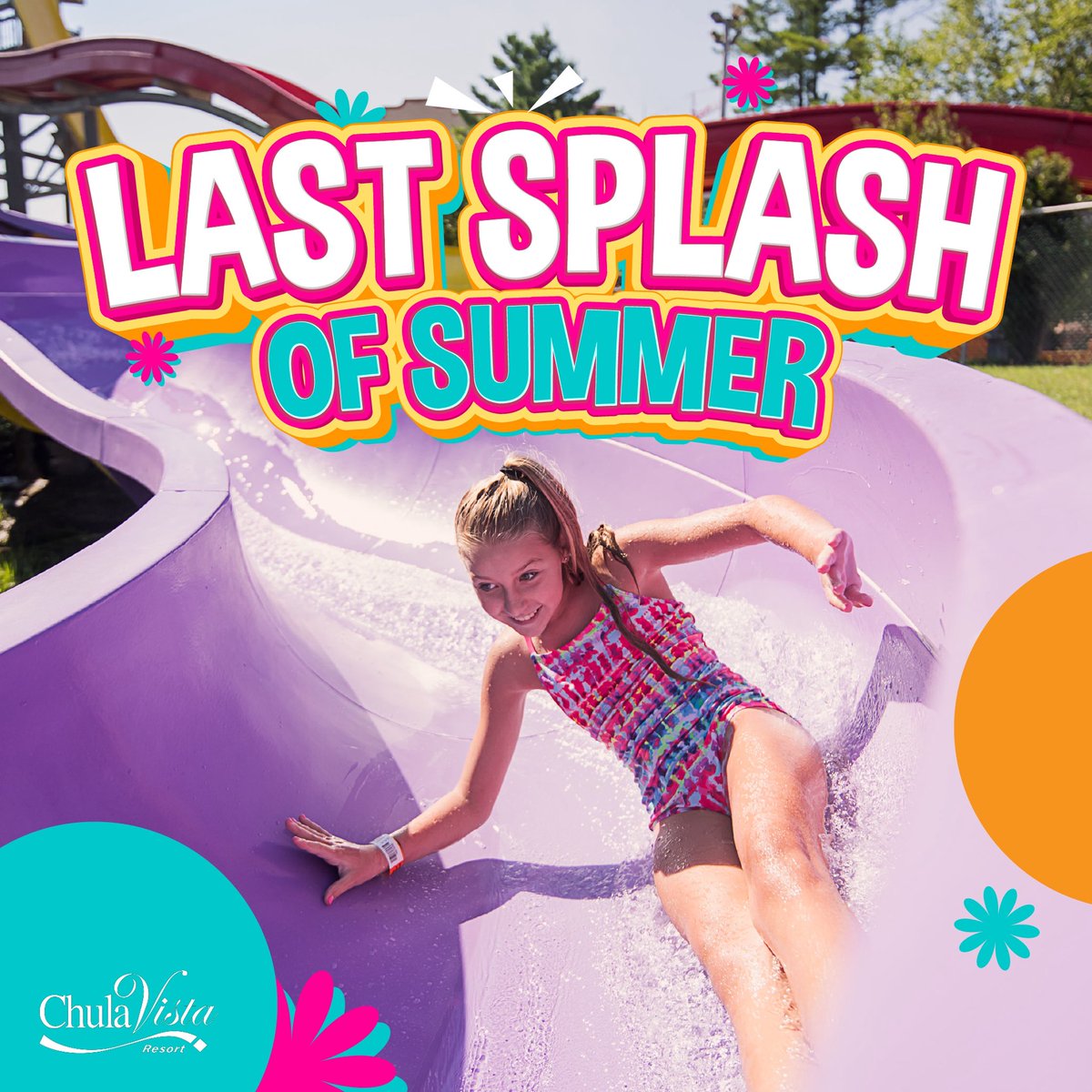 Make one last splash before summer says goodbye 💦 From now through August 31, treat the whole crew to one more unforgettable getaway. Our Last Splash of Summer package starts at just $199/night—sun, fun and memories included ☀️👨‍👩‍👧‍👦

Call 855-659-0506 to book your adventure today!