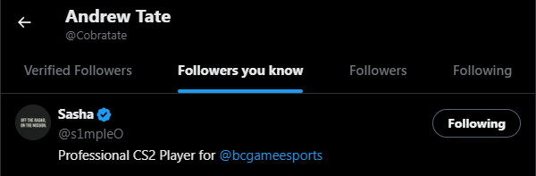 RsSahne's tweet photo. The Goat follows the GOAT TopG what a surprise @ohnePixel you gotta do the pushups you missed the last 10 years https://t.co/24QWsKkX75