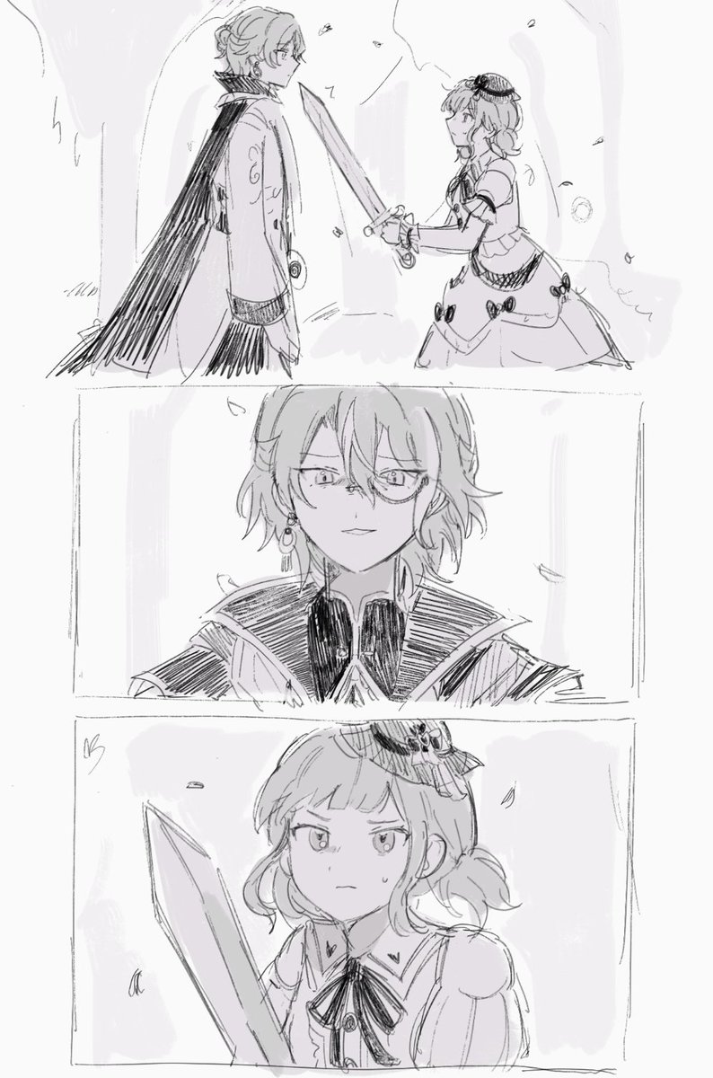 unrelated emurui au doodles 🎈🍬 #prsk_FA