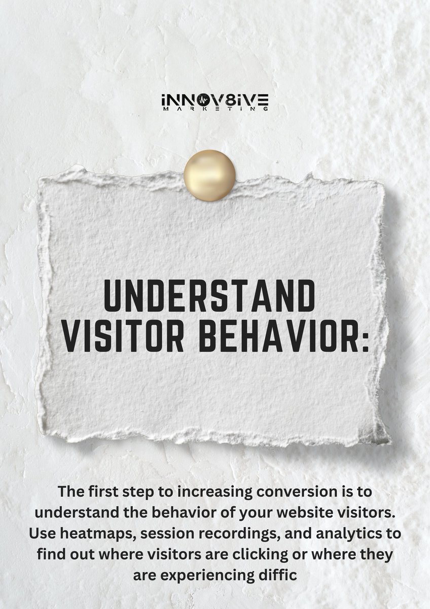 innov8iveagency's tweet image. Your website is getting traffic—but not enough leads?
 That’s a CRO problem, not a traffic problem.
💡 Need help with CRO? Let’s chat.
#ConversionRateOptimization #CROTips #LeadGeneration #WebsiteOptimization #DigitalMarketing #GrowthHacking #MarketingStrategy #BusinessLeads