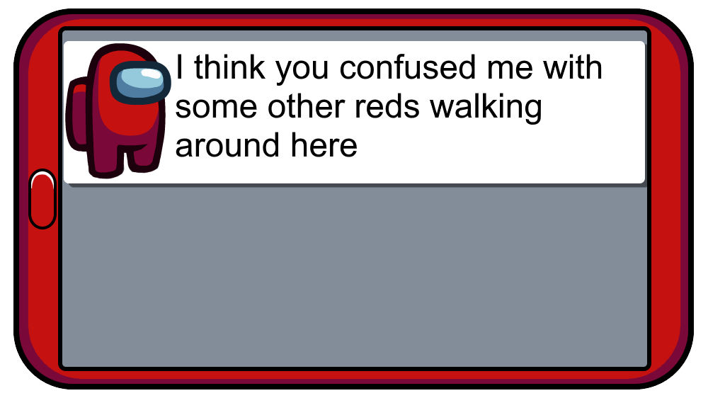 Red Among Us Crewmate tweet media