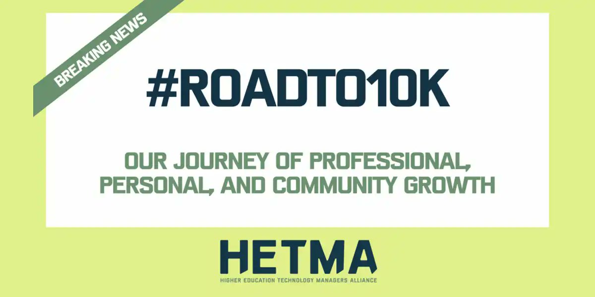 HETMA’s “Road to 10K” campaign aims to grow its higher ed AV community from ~3,000 to 10,000 worldwide while investing in engagement and career development. <a href="/HETMA_org/">HETMA</a>

<a href="/stiner/">Scott Tiner</a> breaks it all down here ➡️ ravepubs.com/hetma-road-to-… 

#AVtweeps