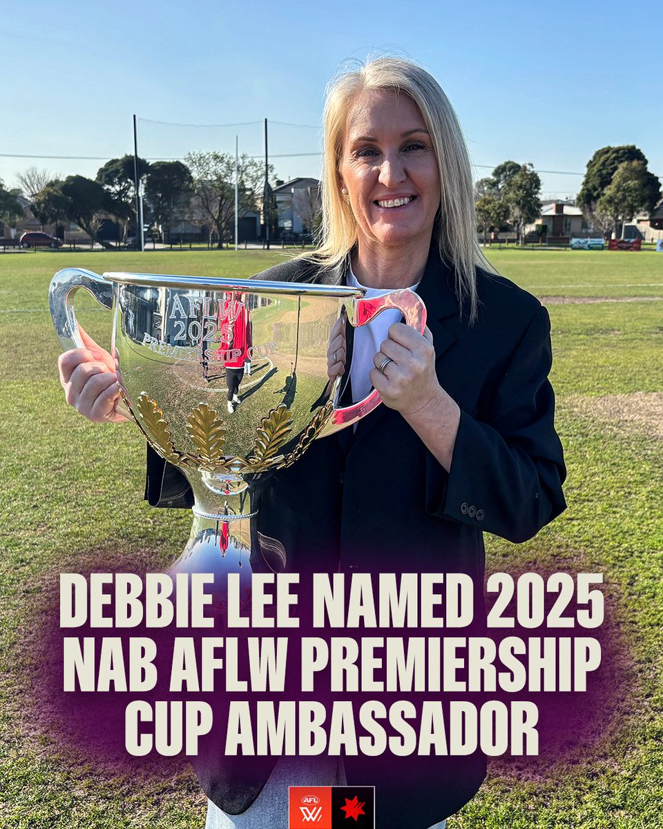 “I’m really grateful to be named this year’s AFLW Premiership Cup Ambassador, especially as we celebrate the 10th season, it’s a real honour to be part of such an important moment." 

A trailblazer for women's footy and a key part in the establishment of the NAB AFLW competition,