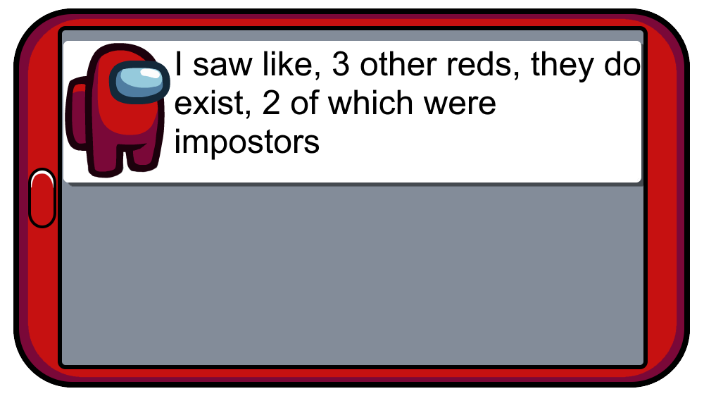 Red Among Us Crewmate tweet media