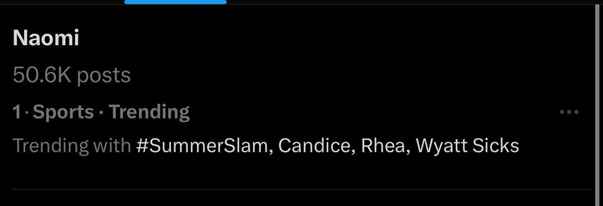 TrinityFatuNews's tweet photo. Naomi is the NUMBER ONE trend right now following her victory at #SummerSlam ! https://t.co/xkTQVotzrC