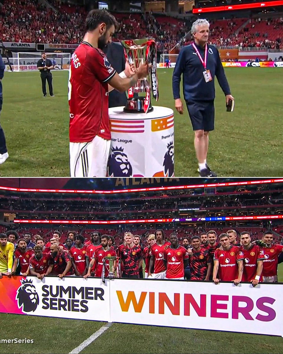 Manchester United finish their preseason with a trophy 👏