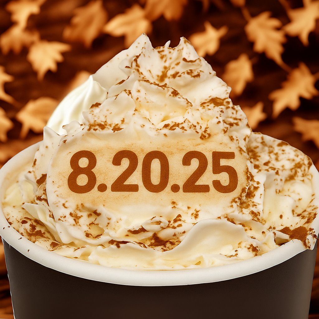 You thought it was just one PSL?
Think again. 👏 ☕
8.20.25 is almost here.