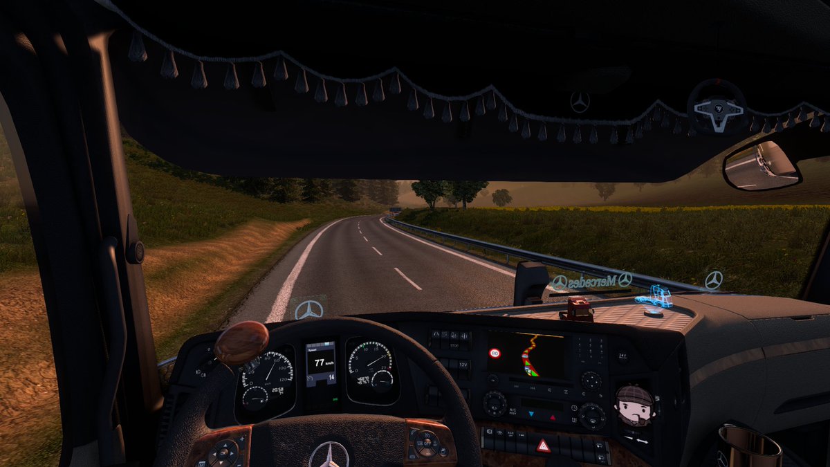 HumoCelia's tweet photo. Bajo una fuerte lluvia entre Sheffield y Carlisle 🇬🇧
🌧️⛈️ #ETS2 #EuroTruckSimulator2 🚛 https://t.co/NJFJTUL0Oq