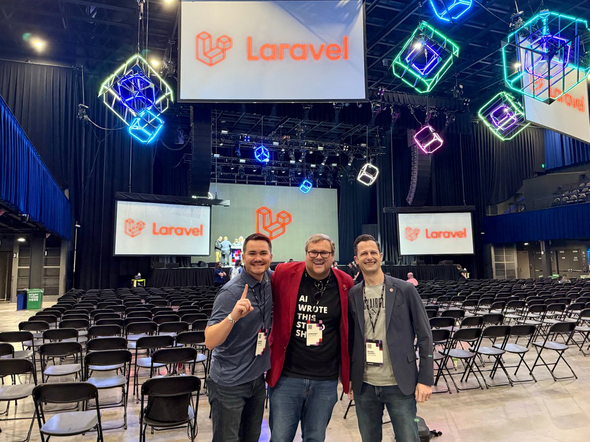 #Laracon2025 is in the books.
<a href="/blackairplane/">Black Airplane</a> has been building best-in-class apps with <a href="/laravelphp/">Laravel</a> for years.
Huge thanks to <a href="/taylorotwell/">Taylor Otwell</a> and team for an incredible week.
Final keynote slide: BUILD SOMETHING AMAZING
Our sign-off at Black Airplane: Go Build Something!
<a href="/LaraconUS/">Laracon US</a>