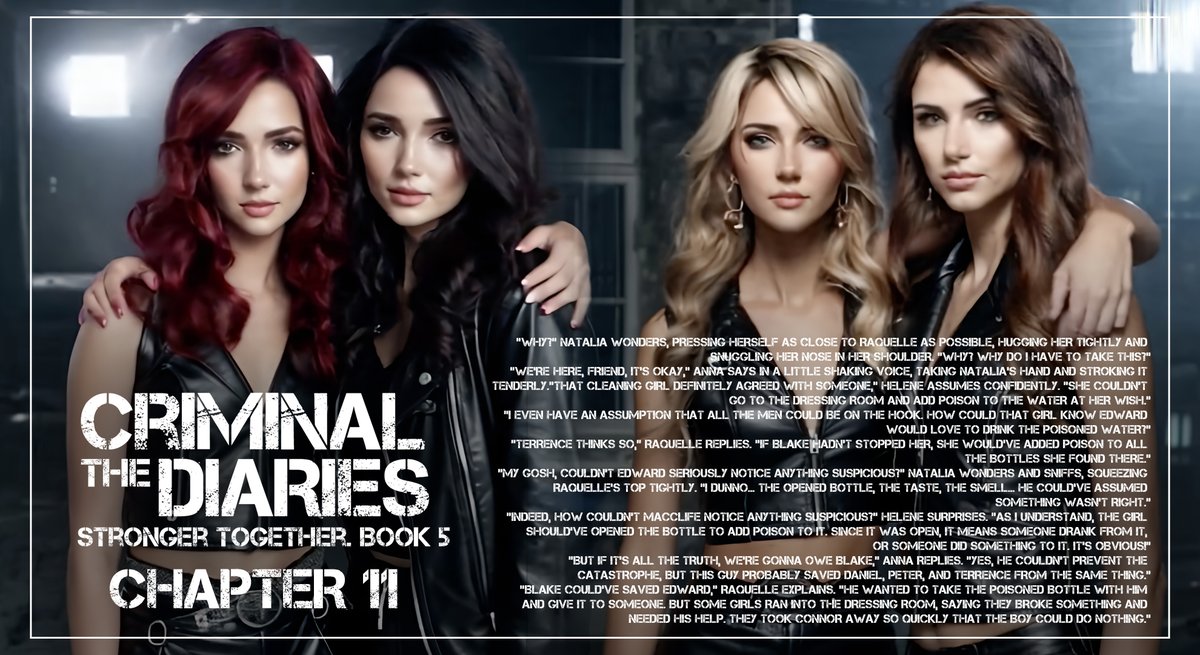 The Criminal Diaries. Chapter 11 is here!

We did everything we could, but we don't stop playing on the nerves of the characters

All Links: estrellarose.tk/online/the-cri…

#writer #writtingcommunity #books #writing