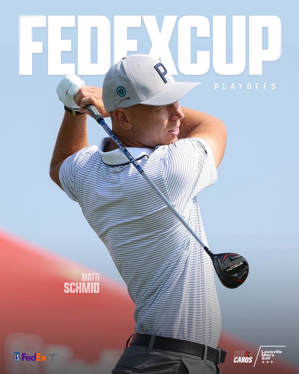 LouisvilleMGOLF's tweet image. .@Matt_9977 is headed to the #FedExCup Playoffs 💪

He birdied four of his last six holes at the @WyndhamChamp to secure the final spot, earning his first career #FedExCup Playoff appearance 👏

#GoCards x #ProCards