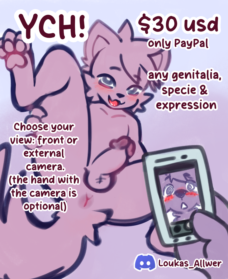 Loukas Allwer (@loukas_allwer) on Twitter photo ⊹₊⟡⋆ New YCH ₊˚⊹♡
Unlimited slots ヾ(・ω・*)ノ you can get the YCH for $30 just DM me here or in my Discord ⊹₊⟡⋆ New YCH ₊˚⊹♡
Unlimited slots ヾ(・ω・*)ノ you can get the YCH for $30 just DM me here or in my Discord