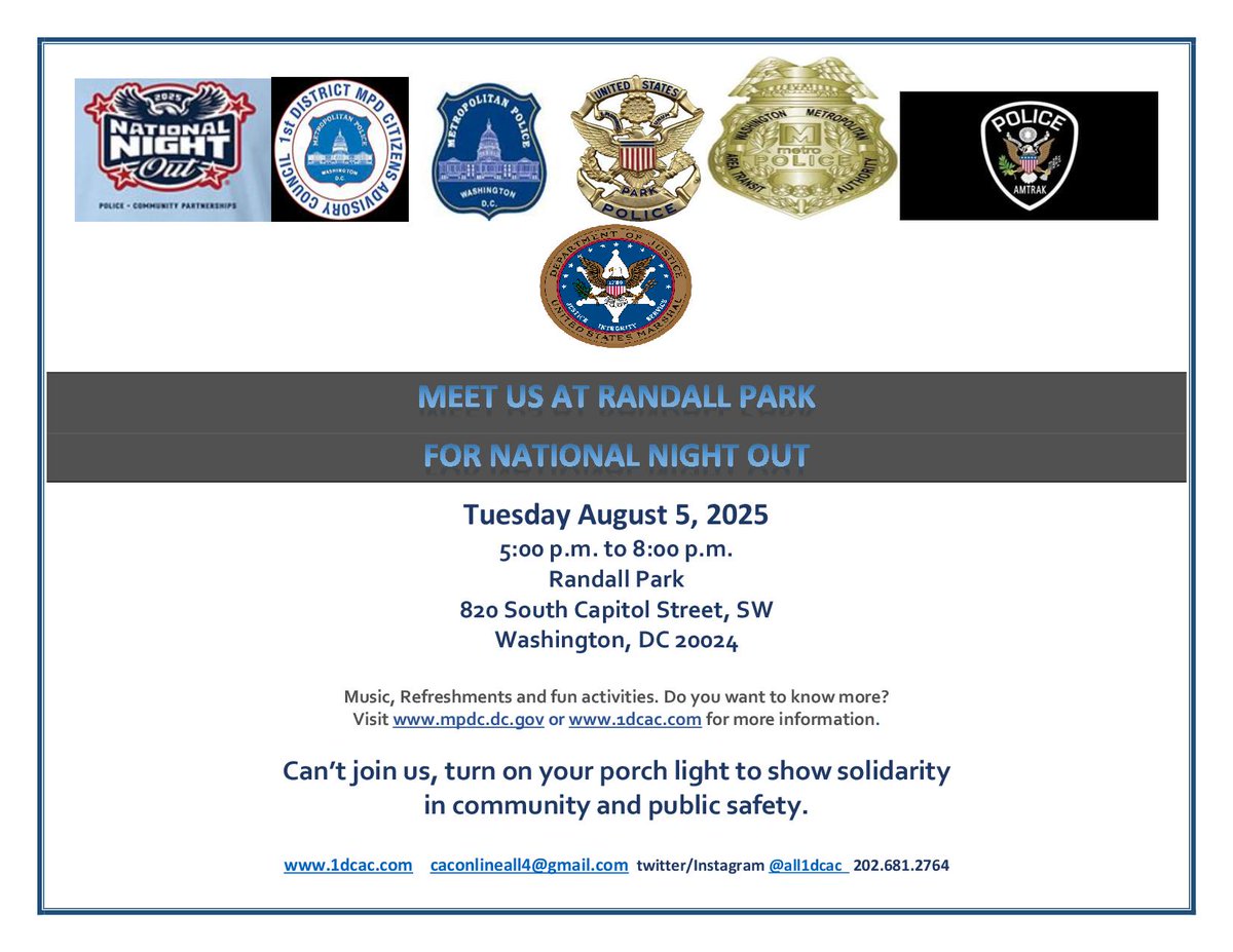 all1dcac's tweet photo. National Night Out Tuesday 5 August 2025 https://t.co/ziaXAz7CJb