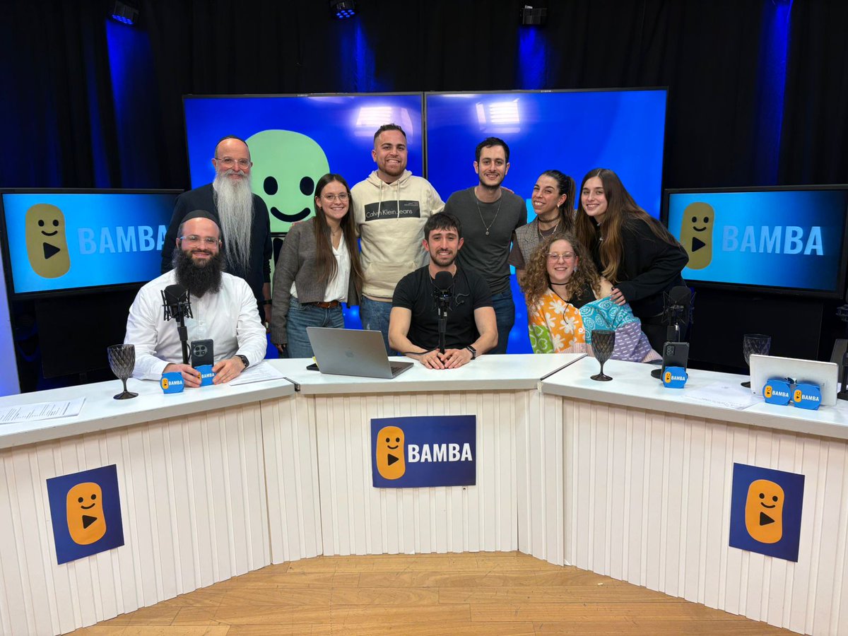 Con este gran team hacemos BAMBA! El primer streaming judío🔥
Súmate los martes a las 20:30hs en vivo por YouTube youtube.com/@BambaStreaming