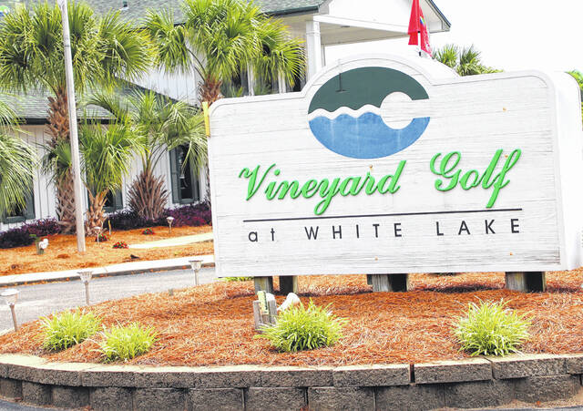 Campbell White defended his Vineyard Golf at White Lake club championship Sunday, holding off a charge from Walton Fisher.
Story: bladenjournal.com/sports/109412/…