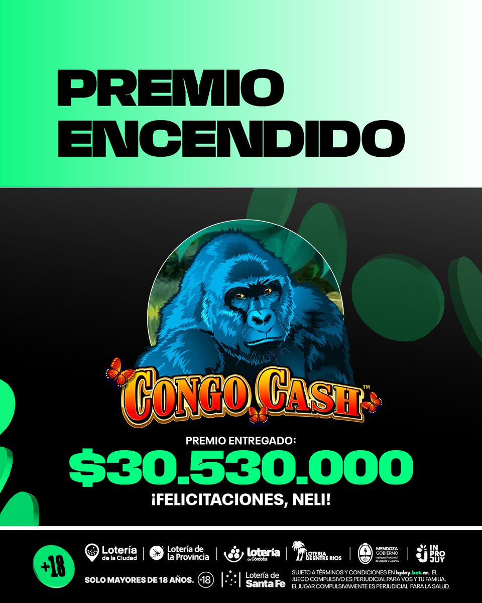 🦍 Mientras vos dudás, otros ya están ganando en Congo Cash 💸

🔥 ¿Y si hoy te toca a vos? Seguí tu Intuición y jugá ahora en bplay.bet.ar