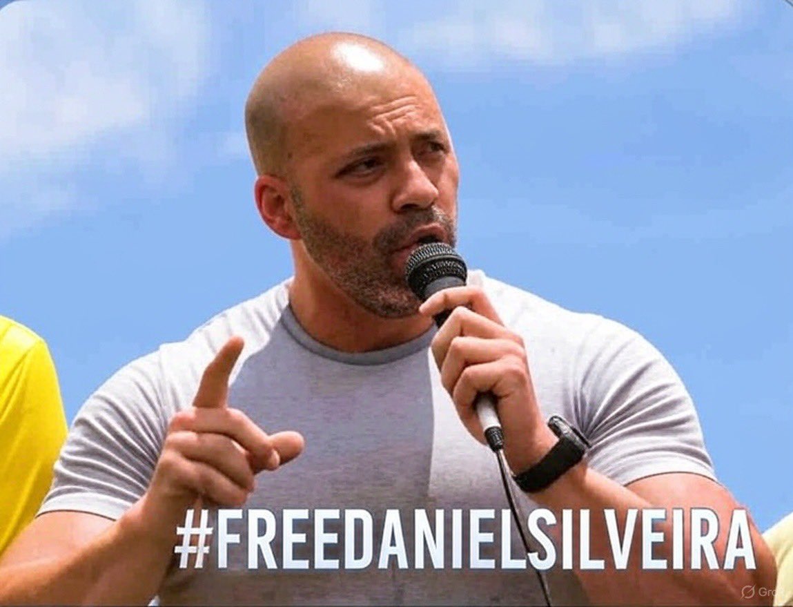 Venenosin 🇧🇷🇺🇸 (@o_venenosin) on Twitter photo Quero pedir a todos os amigos a compartilhar esse post.
Daniel Silveira está em estado preocupante na cadeia. Segundo <a href="/drpaulofaria22/">DR. PAULO FARIA</a>, ele precisa urgente de tratamento médico especializado.
Vamos fazer uma oração e tem pressão pelo soltura dele!
Estamos contigo, Daniel! Quero pedir a todos os amigos a compartilhar esse post.
Daniel Silveira está em estado preocupante na cadeia. Segundo <a href="/drpaulofaria22/">DR. PAULO FARIA</a>, ele precisa urgente de tratamento médico especializado.
Vamos fazer uma oração e tem pressão pelo soltura dele!
Estamos contigo, Daniel!
