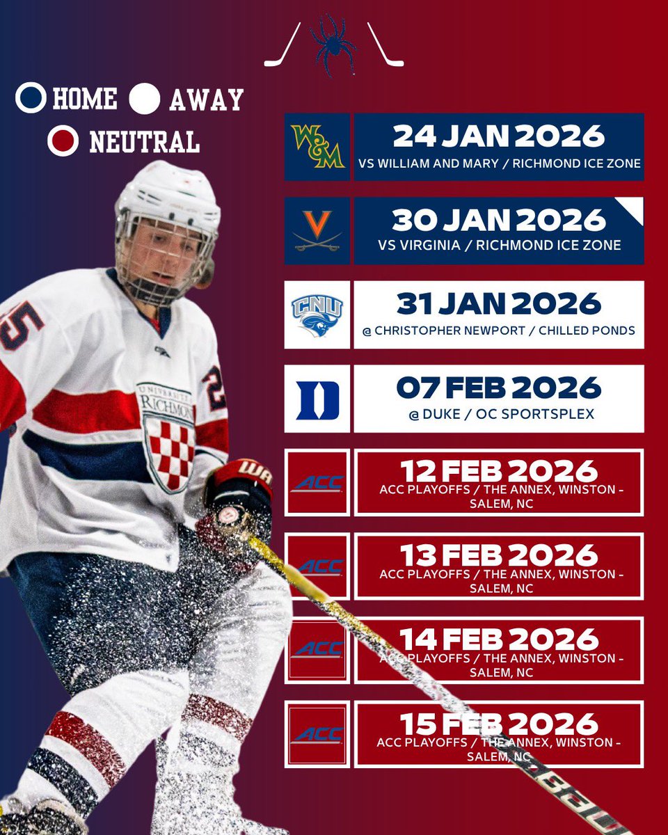 The 2025-26 schedule has ARRIVED.

Here we go Spiders🕷️🕷️🕷️

<a href="/ACHAMensD2/">ACHA Men's D2</a> 
@ACCHockey