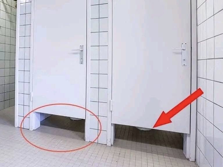 Engineers why leave space in toilets?
