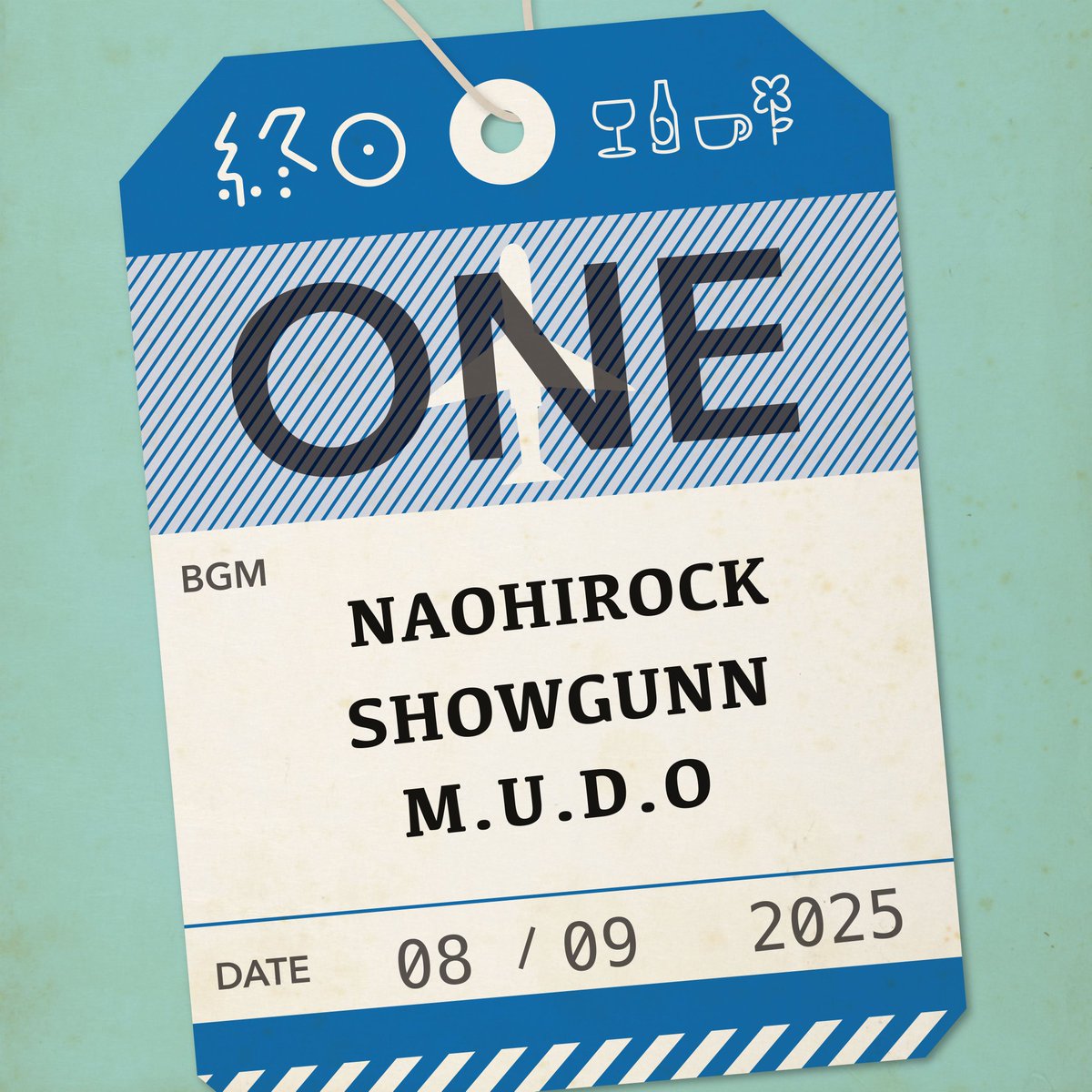 showgunn's tweet photo. 終日one様の10周年記念日週間！
私は8/9（土）にナオヒロックさん、M.U.D.Oさんと3人で仲良くBGM係を担当させていただきます！
お店はいつも通りの営業時間ですがBGMは夕方くらいからかと思います、是非お立ち寄りください！ https://t.co/ji0TzA0Can
