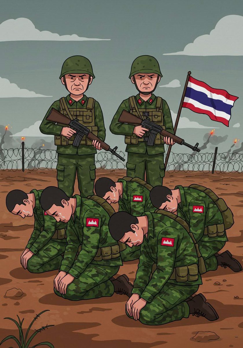 Until now, Thailand has not yet released the 18 Cambodian soldiers to return home, after violating the ceasefire agreement that prohibits firing, troop movements, and reinforcements. Why is Thailand still refusing to return them?

#CambodiaNeedPeace 
#FreeCambodianSoldiers