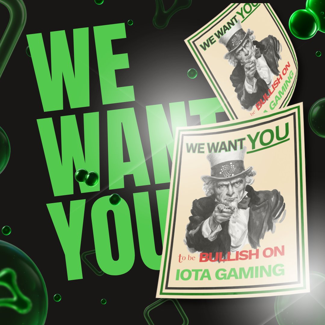 iotalabs_'s tweet image. Whether you’re a gamer, dev, or degen:
This is your notice 👇

Games on @iota are spinning up, and there’s still room at the table.

Comment below if you want to:
🎮 Build
🔁 Integrate
🧠 Help shape the next gaming foundry