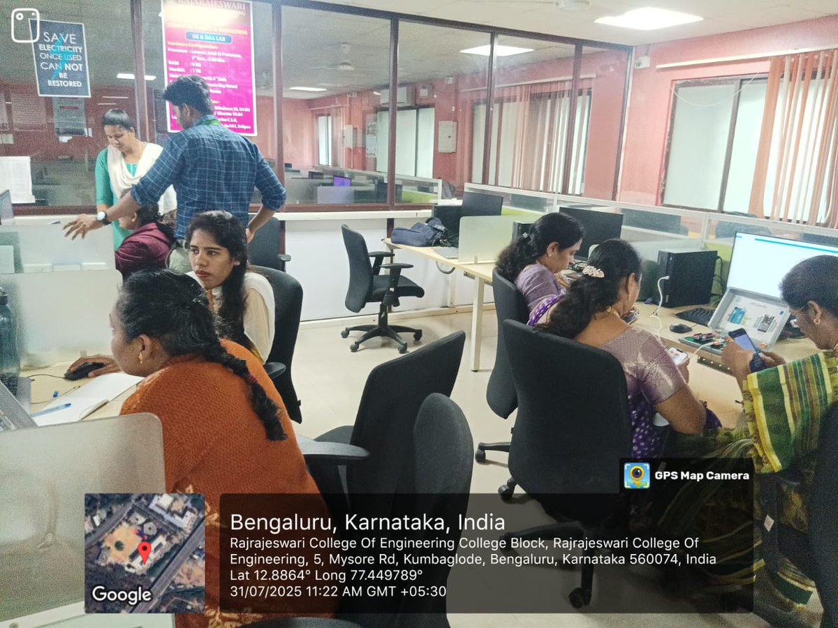 rrceblr's tweet image. 🌐 Day 2 of IoT FDP @ #RRCE equipped faculty with advanced IoT skills, hands-on sensor projects & best teaching practices. Thanks to experts Mr. Sreedhara Reddy & Mr. Kota Balu Kowshal for inspiring innovation in education! 📡💡
#FDP2025 #TechForTeaching