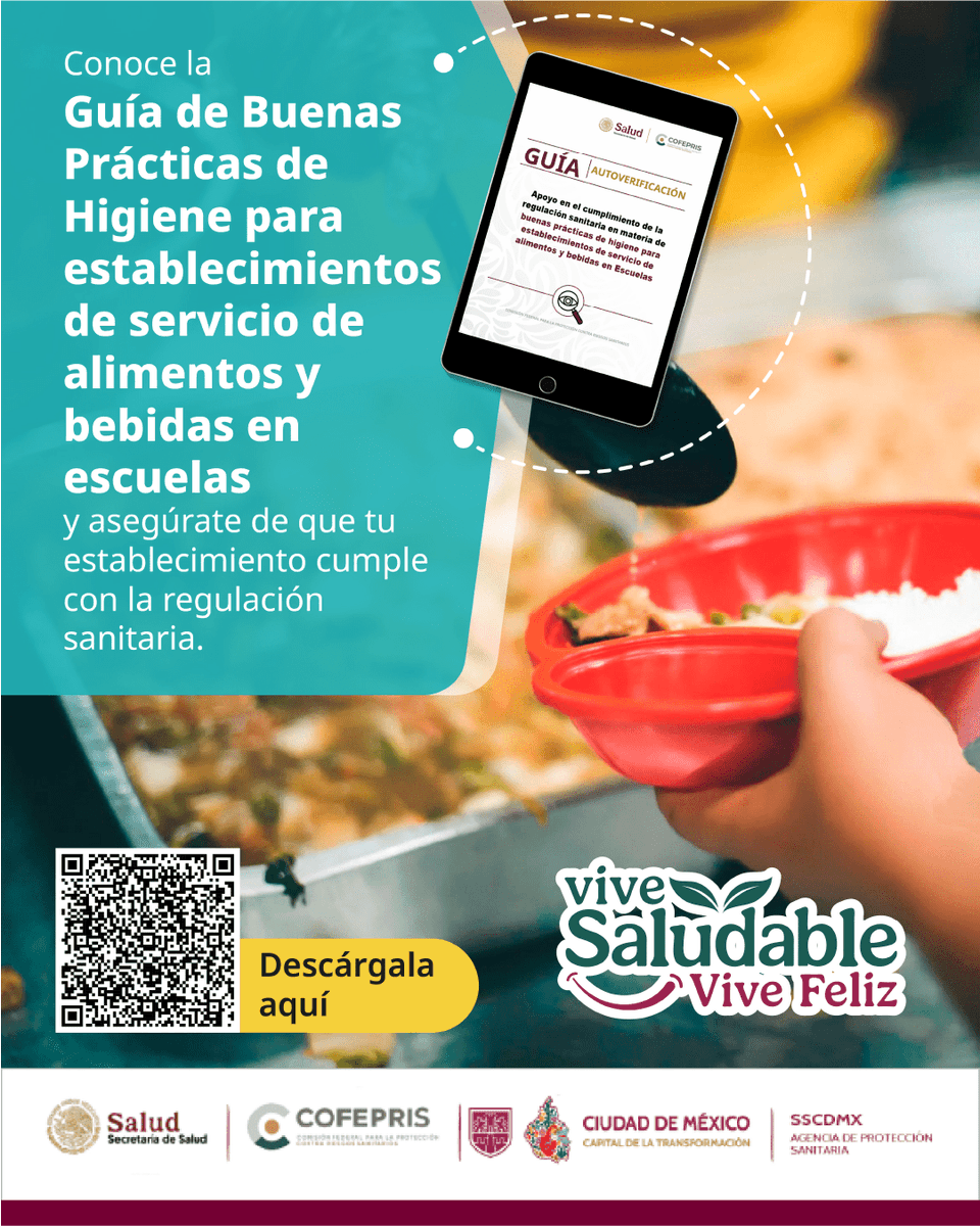 La #inocuidadalimentaria no es sólo un tema técnico o burocrático, es clave para que tú y tu #familia tengan salud.🫣

¿Ya revisaste la seguridad de tus alimentos?
Descubre qué dicen las normativas sobre este tema, especialmente en el caso de #escuelas🍅bitly.cx/sI1x