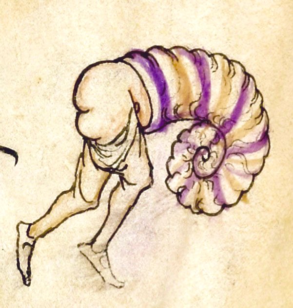 That panicked feeling you get when you suddenly find yourself stuck in the super tight jumper you were trying to take off   -   14th century, The Morgan Library &amp; Museum, MS G.24, f. 139v
